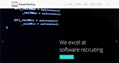 Desktop Screenshot of kendallstaffing.com