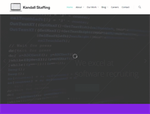 Tablet Screenshot of kendallstaffing.com